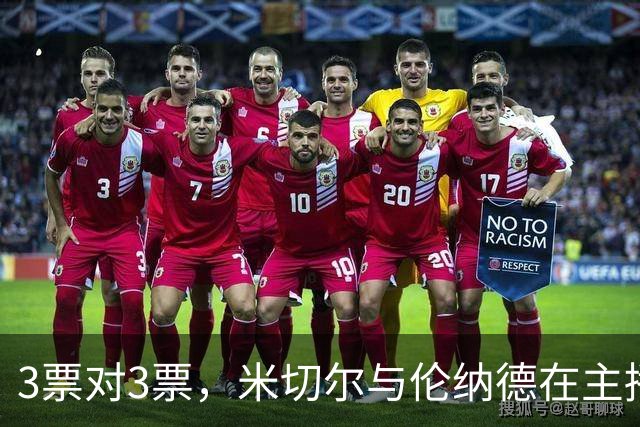 3票对3票，米切尔与伦纳德在主播票上打成平手